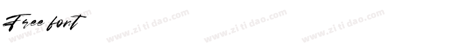 Free font字体转换